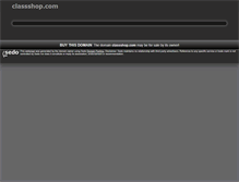 Tablet Screenshot of classshop.com